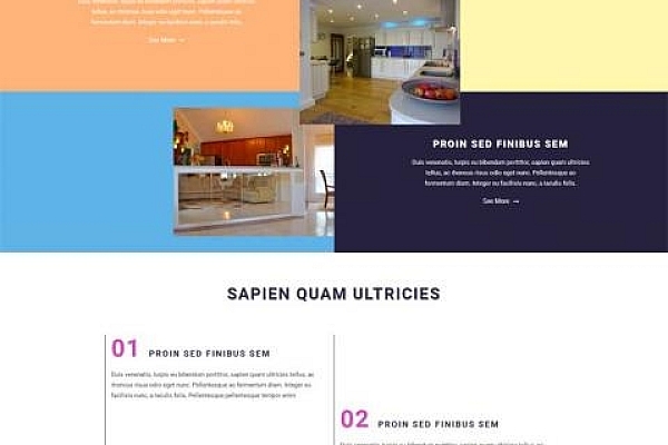 简单的室内装饰设计公司网站静态模板下载qymb006